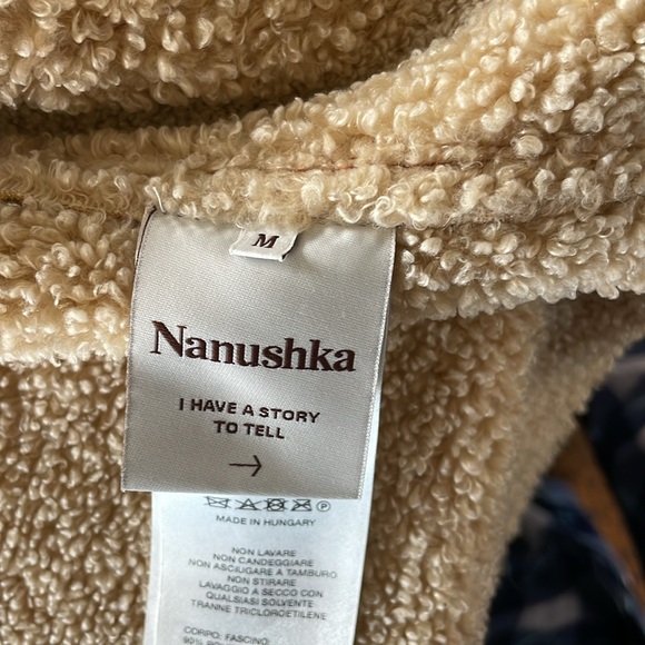 Nanushka Beryl Oversized Faux-Shearling Coat - Picture 9 of 9